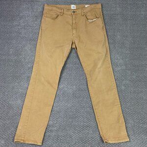 Flint and Tinder Pants Men's 36 x32 Fits 35x30 Brown Tan Slim Fit 365 Everyday
